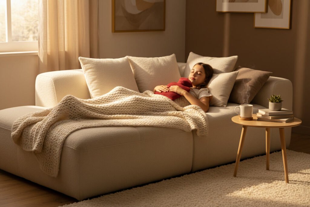 Is your daughter moody, tired, or emotional before her period? Here's how to explain PMS in a way that helps her feel informed — not alarmed.